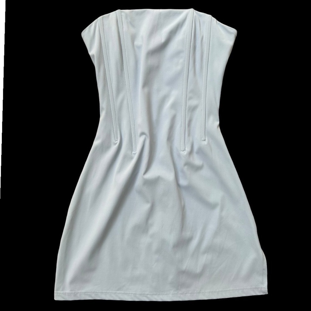 White Fox Boutique Strapless Mini Dress in White